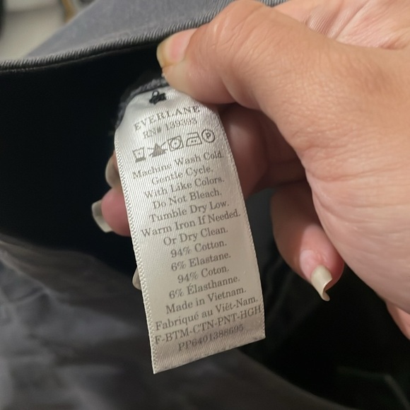 Everlane Gray Leggings Size 4 - Picture 4 of 6